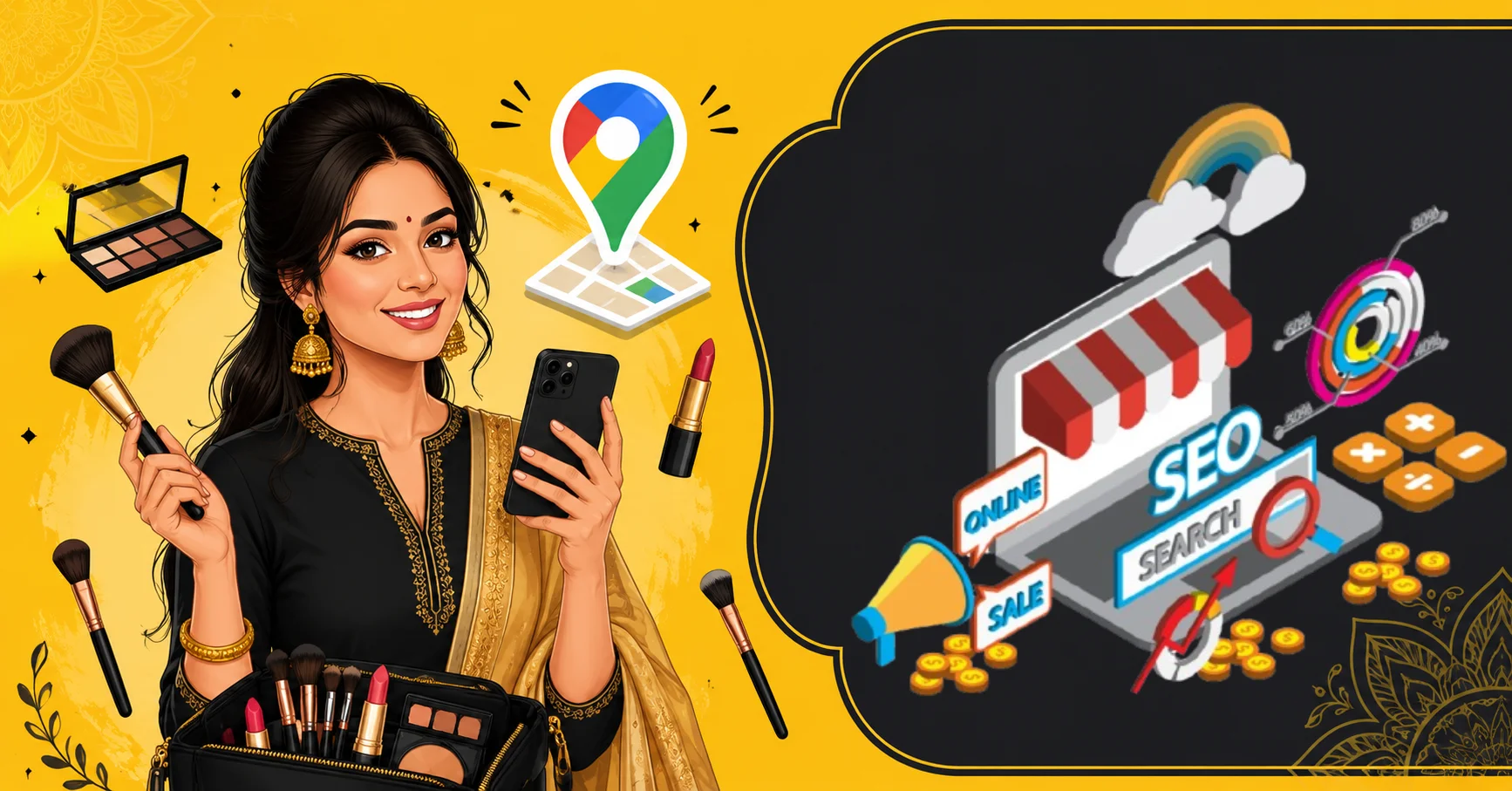 Local SEO Strategy for Makeup Artists in India: Get Found on Google Without Ads